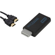 파트스캐너 닌텐도 위 완벽호환 Wii to HDMI 변환 컨버터+HDMI 1.5M 케이블 세트 (색상 흰색으로 출고)
