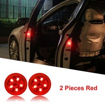 bmw 도어라이트 벤츠 면발광led바 범용 LED 자동차 도어 개방 경고등 BMW 성능 M E46 E36 E84 E90 X1 X2 X3, 01 Red x 2 pieces