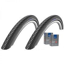 [정품] Schwalbe 슈발베 마라톤 플러스 37-622 + 호스 SV17 세트