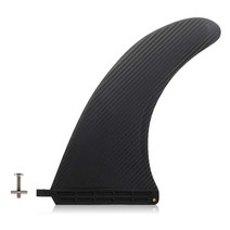 웨이크보드 서핑보드 핀 데크용 밸런스보드 부품 용품 수상 해양 스포츠 여름스포츠 초보용 10인치 카본 커버 서프 핀 롱보드 서프 보드 싱글 핀, 나사가 있는 10인치