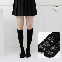 [NY코튼클럽]여성 베이직 논슬립 필라테스 니삭스 W2501 5족