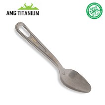 에이엠지티타늄 티탄 스푼(신형) 수저 캠핑용품 백패킹 등산용품 AMG TITANIUM, 단품