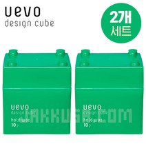 데미 우에보 디자인 큐브 홀드 왁스 80g x2개 세트 남자왁스 헤어스타일링, 단품