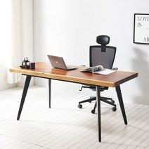 [천삼백케이] [스마트쇼핑 25시] 블랙 프리마 1800 우드슬랩책상, 1800책상(월넛)