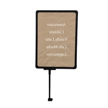 POP A4 용지 스탠드 꽂이 가격표 종이 쇼 카드 메모 사진 자료 게시물 홀더 메뉴 안내문 카페 쇼클립 거치대 진열 푯말 안내판 팻말 홍보 거치