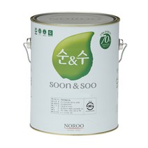 노루페인트 순수100 4L 수성 내부 친환경 DIY 페인트, 라이트그레이