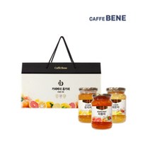 카페베네 과일청 선물세트 480g x3 유자청 자몽청 레몬청