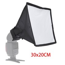 고스트xl마운트 여기현상소 Goseat-유니버설 포토 디퓨저 플래시 라이트 소프트 박스 캐논 니콘 소니 펜탁스 DSLR 카메라 액세서리, 30x20CM