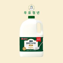 (서울우유)더진한 플레인 당무첨가 순수 요거트2.45L X2입 멀티팩, 2개, 2.85L