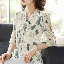 DFMEI 서양식 셔츠 상의 반팔 티셔츠