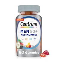 센트룸 남성용 50세 이상 멀티 비타민 구미 80정, 1개