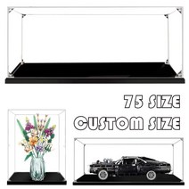 아크릴장식장 박스 주문제작 케이스 솜인형 보관함 로봇 진열장 미니 피규어 레고 빌딩과 호환되는 아크릴, [04] height 25cm, [01] 10x10cm