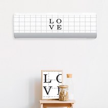 무풍 에어콘커버 에어컨커버/LG휘센 벽걸이형 원룸형, 벽걸이형 원룸형 에어컨커버_러블리베어