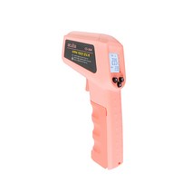 아쿠바 비접촉 적외선 온도계 CS-304 -50~380도 (핑크) 온도 측정 방사율 조절 가능