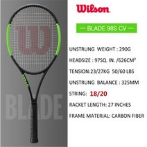 테니스 용품 새로운 테니스 라켓 전문 테니스 라켓 탄소 테니스 Padel 문자열 가방 오버 그립 댐퍼 Raquete 드 Tenis Paqueta -40, 01 98S CV with string