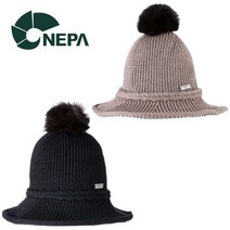 네파 방울 퍼 적용하여 여성스러움 햇비니 겨울용 여성 ASTRE 아스테르 모자_(7F87439-W), BLACK(199)