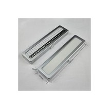 유리진열장 금속 느슨한 다이아몬드 상자 보석 보관 슬라이드 버클 디스플레이 홀더 케이스 유리 커버 용기 구스와이, 08 Silver XL