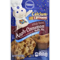 필스버리 애플 시나몬 머핀 믹스, 1개, 198g