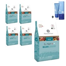 네츄럴코어 에코플러스6 유기농 6Free 반려견사료 소고기, 2kg, 5개