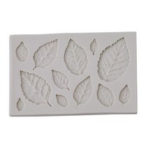 초콜릿몰드 케익 1+1 잎 실리콘 diy 퐁당 케이크 장식 도구 베이킹 3d sugar craft 수지 클레이 베이킹 팬, 하얀