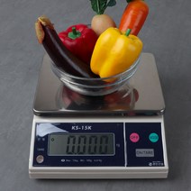 경인 전자 저울 KS-2000 AA 대용량 계량저울 전자저울 교육용 가정용 업소용 베이킹, 경인전자저울KS-15K (442003)