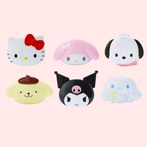 산리오 굿즈 시나모롤 쿠로미 키티 거울 빗거울 세트 휴대용 미니 손거울, 마이멜로디