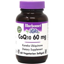 USA 직구 블루바넷 Coq-10 Best Value 100% 순수 카네카 60mg 60Softgel 1팩, 수량, 상세참조