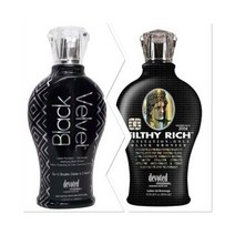 2021년 신상품 헌정 크리에이션스 DILLY RICH & BLACK VELVET 태닝 침대 로션 2 BTLS