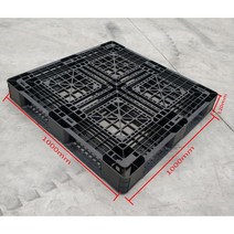 팔렛트 플라스틱파레트 파레트 파렛트종류 빠렛트 파렛트 플라스틱파렛트 플라스틱팔레트, 1300x1100x150블랙, 1개