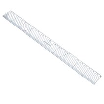 쏘잉스타 패치워크 시접자 투명시접자 단단한자 작선자 플라스틱자 3사이즈 15cm 30cm 50cm, 투명50cm