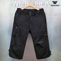 카고 7부 밴딩 반바지 여름 칠부 면 팬츠 W010PN+국내발송