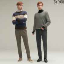 바이유 바이유 남성 코듀로이 배기 팬츠 2종택1_PBCM