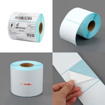 DOSEP 잉크없이간편인쇄가능 감열라벨 롤 라벨스티커 80X80MM 감열 라벨