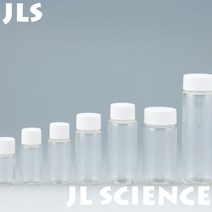 (JLS) PET재질 플라스틱 바이알병 스크류캡 바이알병 샘플병 물약병 Screw Cap Vial, 10㎖(50개입)