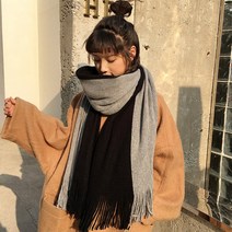 [남여공용] [투톤 목도리] 겨울 커플 머플러
