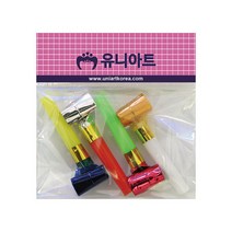 [문구조아] 유니아트 1000 코끼리피리 혼합 만들기 공예 재료, 6개