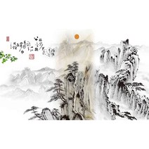 성인과 어린이를위한 3000 조각 직소 퍼즐 교육 가족 게임 선물 산 풍경, [01] 천