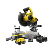 스탠리 충전각도절단기 7인치 SCM701M2 20V/4.0Ah 배터리2개, 2개