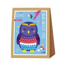 [블루래빗] 아트스타트 폼폼 콜라주 키트, 단품없음