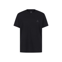 지오지아 [2021 S/S 티셔츠] 쿨링 원단으로 시원한 [지오지아x요요진 콜라보] 아이스 스킨 반팔 티셔츠 (블랙) (분당점)