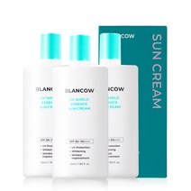 블랑카우 유브이 쉴드 에센스 선크림 SPF50+ PA++++, 3개, 55ml