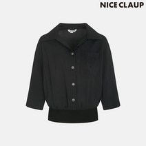 [나이스크랍] 나이스클랍(ADD) 밑단 시보리 블라우스 A223PWB707