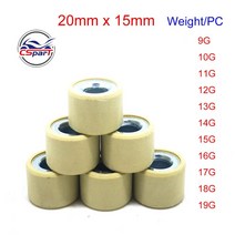 v벨트 평벨트20x15 9G 10G 11G 12G 13G 14G 15G 16G 17G 18G Variator Roller For CH-125 150 혼다 PCX SPI, 10 18G