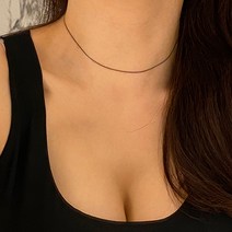 (925 silver)엔틱블랙 초커 목걸이