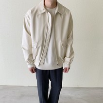 모모코 레트로 가죽 블루종 자켓 (2color)