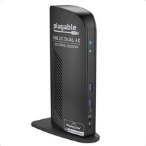 플러그벌 USB 3.0 듀얼 디스플레이 포트 4K 모니터 Windows 및 맥스용 범용 노, 상품선택