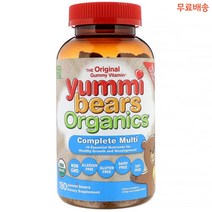 히어로뉴트리셔널프로덕츠 히어로뉴트리셔널프로덕트 Hero Nutritional Products 야미베어 멀티비타민 딸기오렌지맛 180구미, 1개