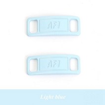 2피스 짝 쌍 신발 끈 벨트 금속 AF1 액세서리 레이스 잠금 DIY 스 니 커 즈 키트