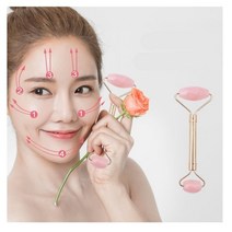 장미석 스톤 페이스 괄사 경락 얼굴 롤러 마사지, 하트