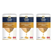 마누카 헬스 마누카꿀 마누카 허니 드롭 드랍 레몬 진저 생강 캔디 15개입(65g) 3팩 (호주) Manuka Health Manuka Honey Drops Lemon & Ging, 3개